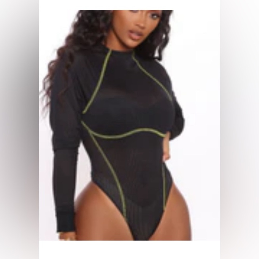 Fashionable Mesh Body Suit